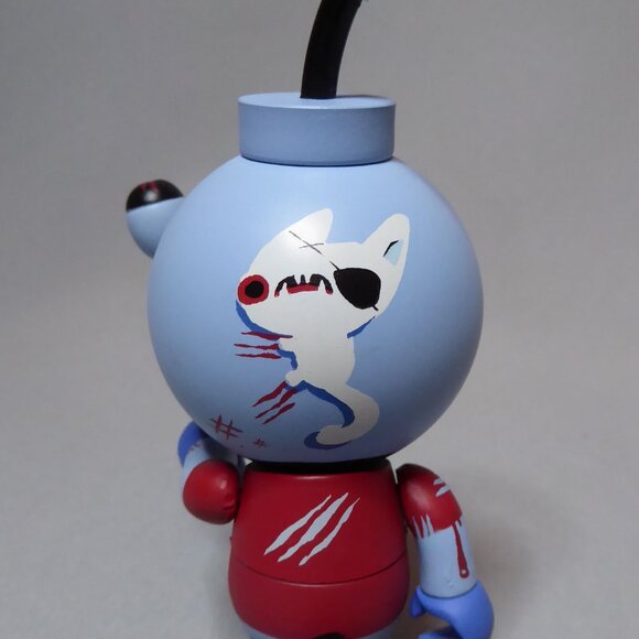 2007 3” JAMUNGO BACK SCRATCH BLOW UP DOLLS SERIES 2 DESIGNER ART URBAN VINYL - Picture 12 of 12